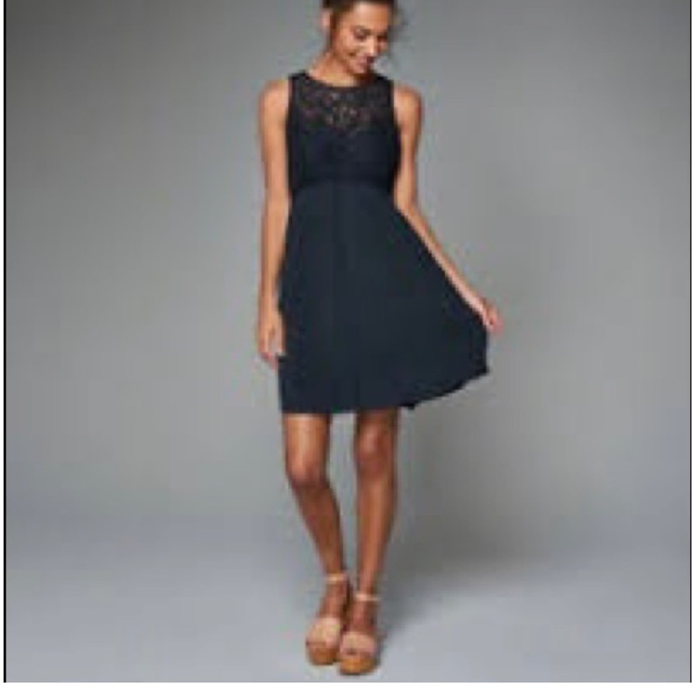 Abercrombie & Fitch Navy Lace Dress